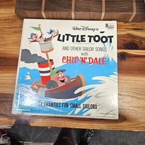 1962 Walt Disney's Little Toot Sailor Songs with Chip N Dale Record Album